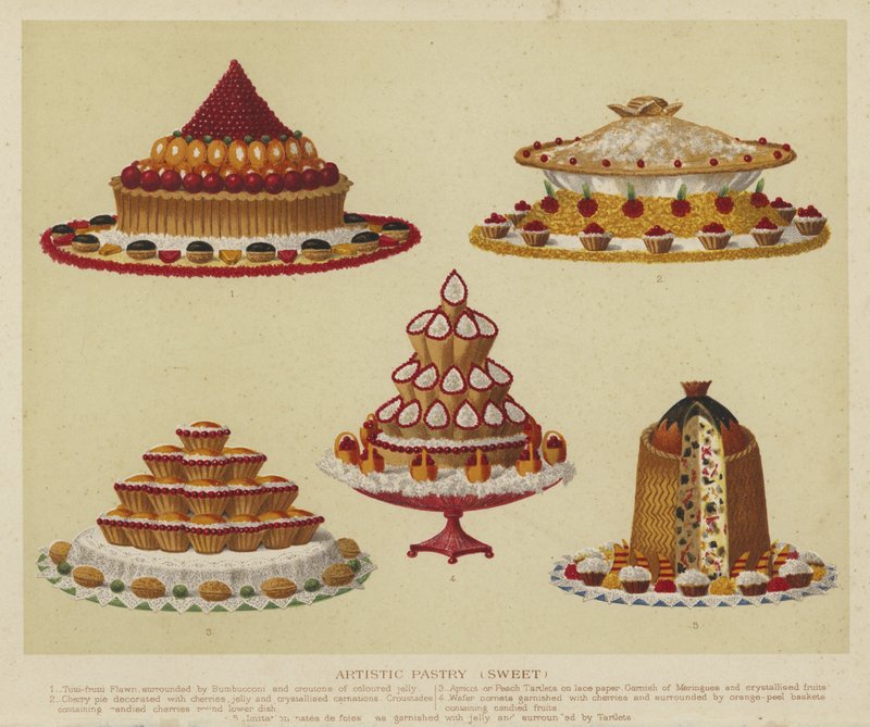 Sanatsal pasta (tatlı) by English School