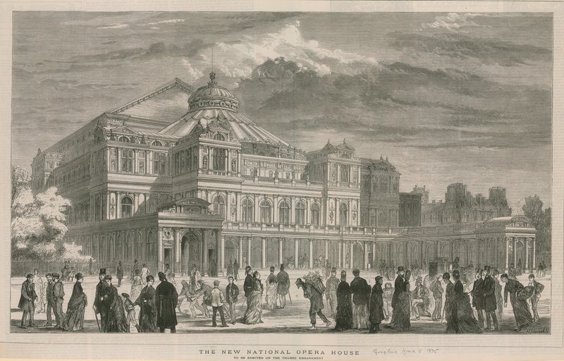 Sanatçıların yeni ulusal Opera Binası izlenimi by English School