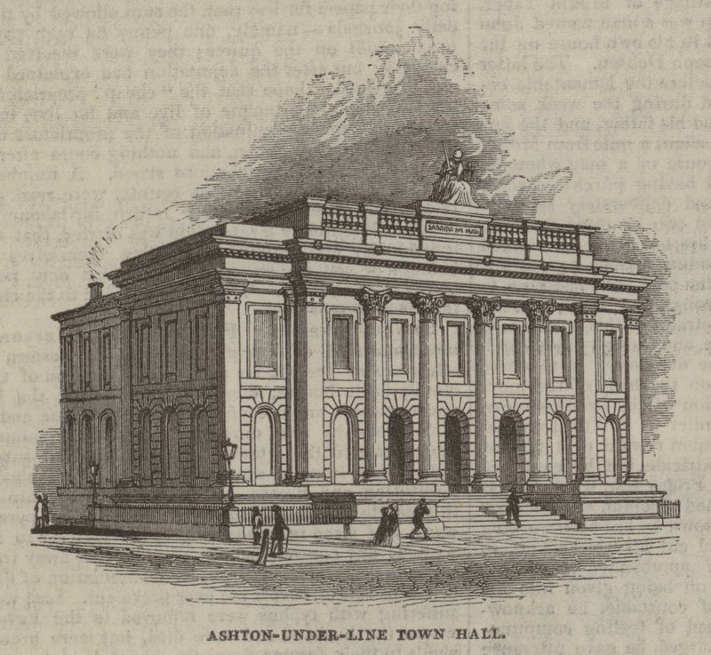 Ashton-under-Line Belediye Binası by English School