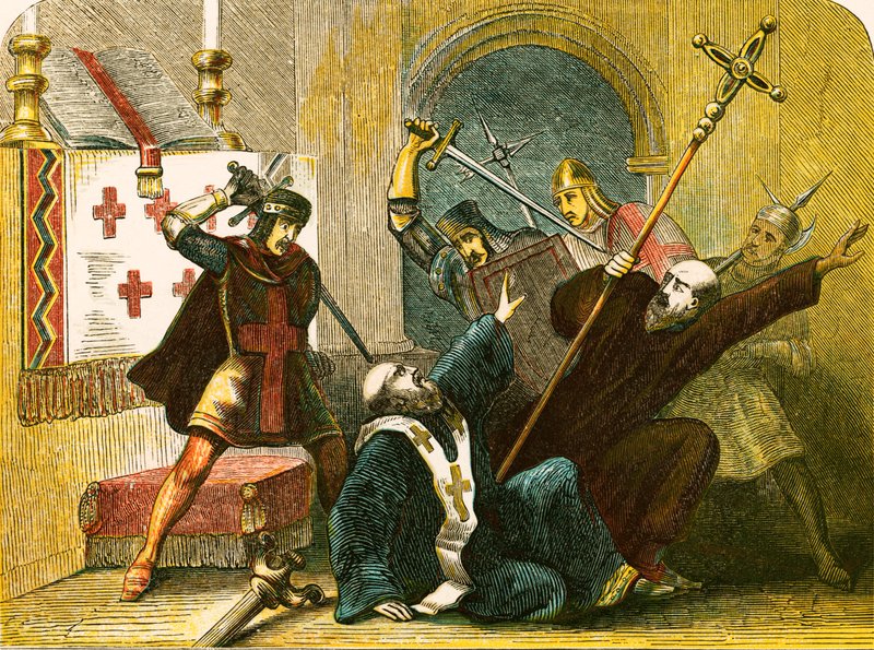 Thomas a Becket suikastı by English School