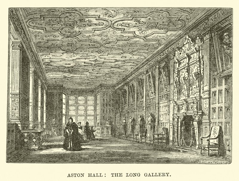 Aston Hall, Uzun Galeri by English School