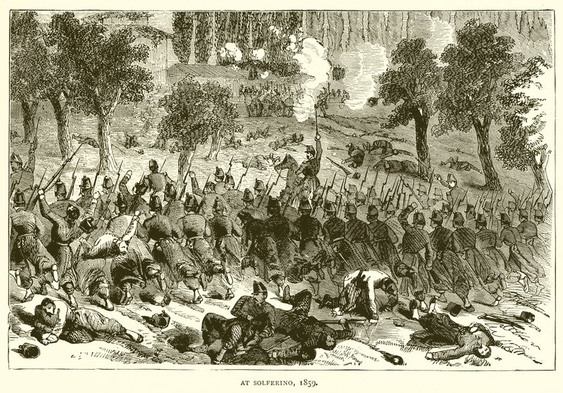 Solferino'da, 1859 by English School