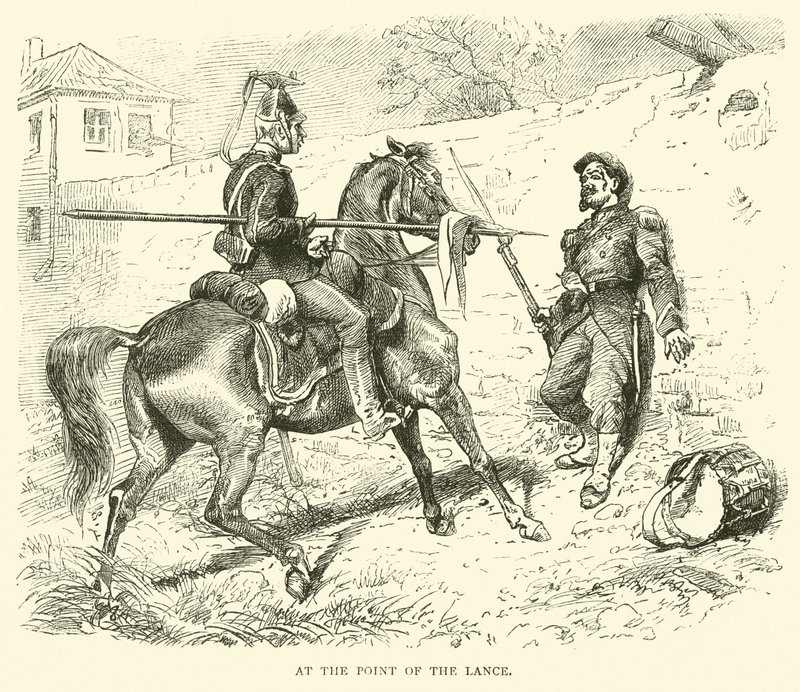Mızrak noktasında, Eylül 1870 by English School