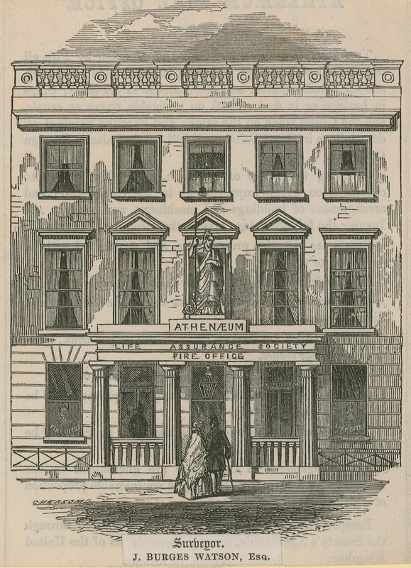 Athenaeum Yaşam Güvencesi Derneği, İtfaiye, Londra by English School