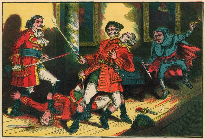 Bow Street Runners tarafından Dick Turpin yakalanmaya çalışıldı by English School