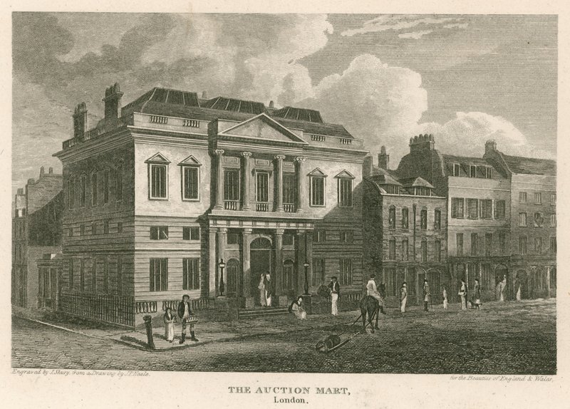Müzayede Mart, St Bartholomews Lane, Londra by English School