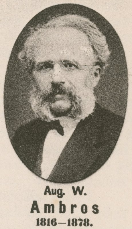 Ağustos Wilhelm Ambros (gravür) by English School