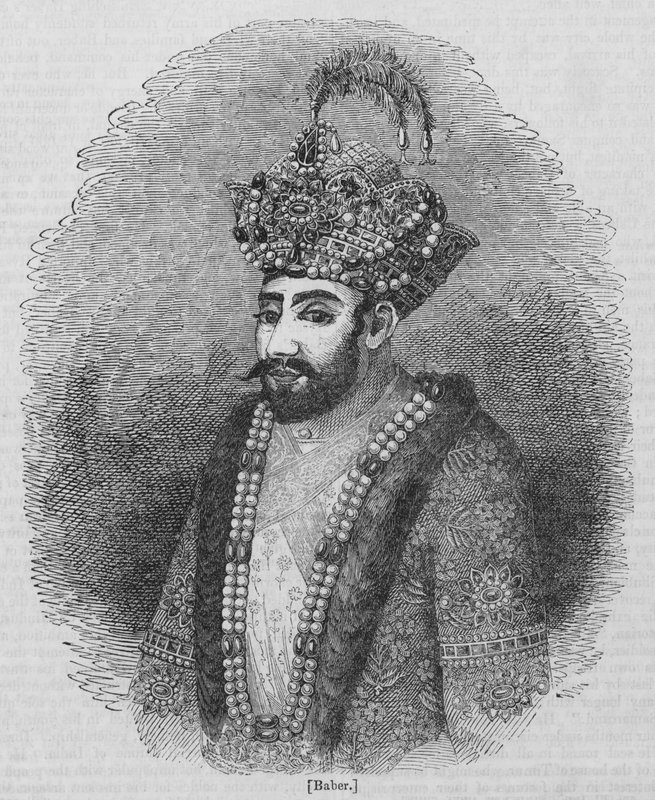 Baber (gravür) by English School