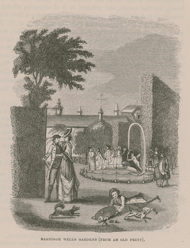 Bagnigge Wells Bahçeleri by English School