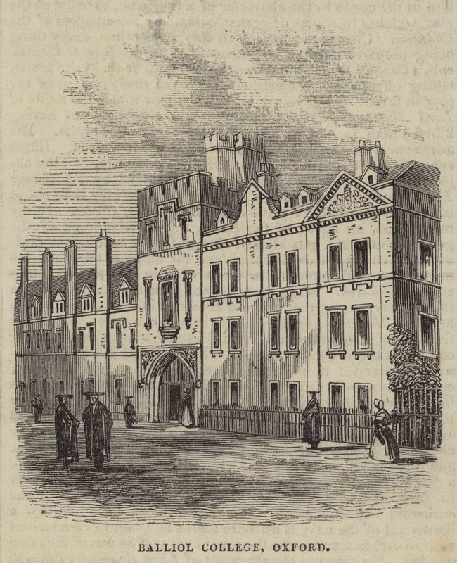 Balliol Koleji, Oxford (gravür) by English School