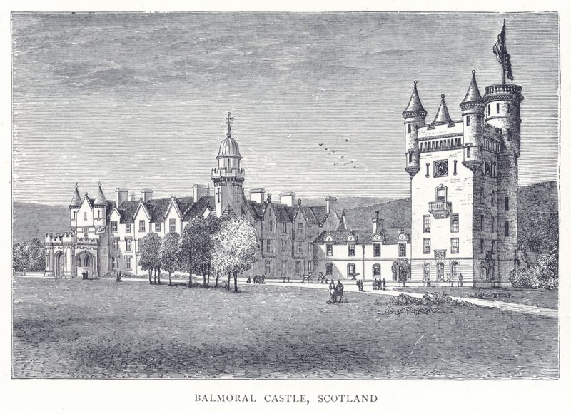 Balmoral Kalesi, İskoçya by English School