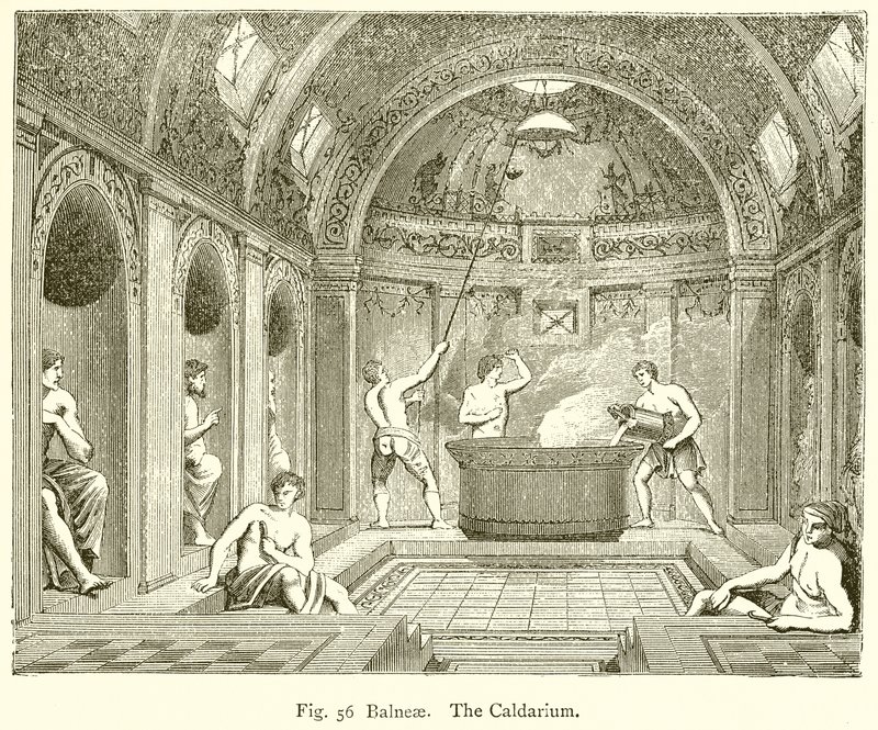 Balneae. Caldarium by English School
