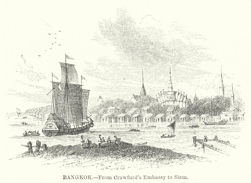 Bangkok (gravür) by English School