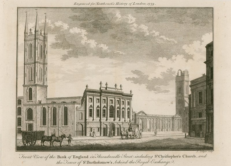 İngiltere Bankası, Doğu Kanadı, Sir Robert Taylor tarafından eklendi, 1765 by English School