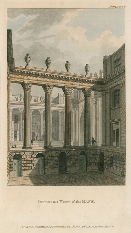 İngiltere Merkez Bankası, Lothbury Mahkemesi by English School