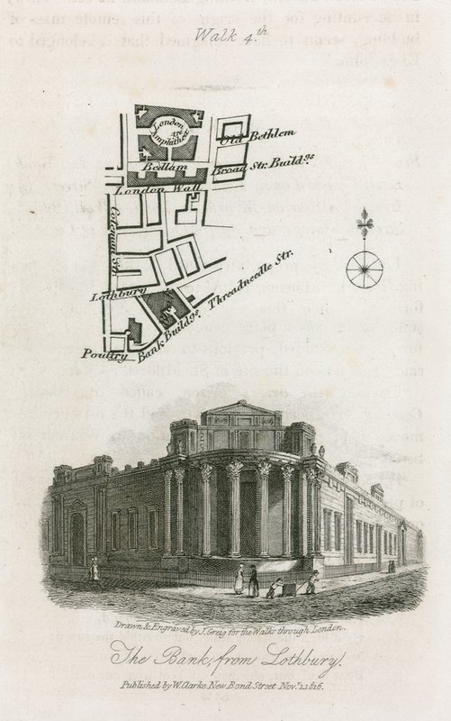 İngiltere Merkez Bankası, Sir John Soanes cepheleri by English School