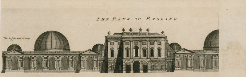 İngiltere Bankası, Batı Kanadı, Sir Robert Taylor tarafından eklendi, 1783 by English School