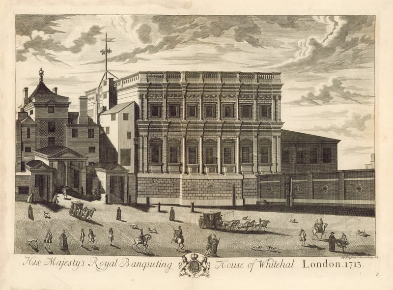 Ziyafet Evi, Whitehall, 1713 by English School