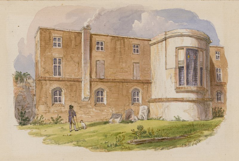 Berber Cerrahlar Salonu, Monkwell Street, Londra (kağıt üzerinde wc) by English School