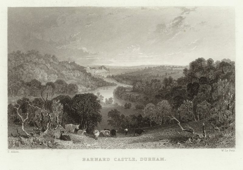 Barnard Kalesi, Durham by English School