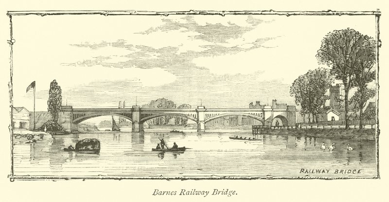Barnes Demiryolu Köprüsü by English School