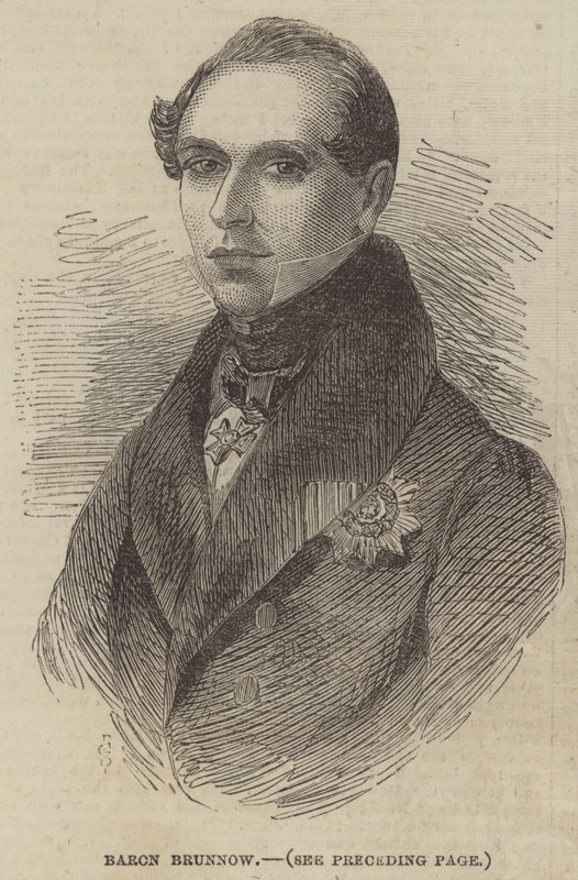 Baron Brunnow (gravür) by English School