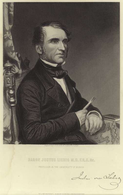 Baron Justus Liebig by English School