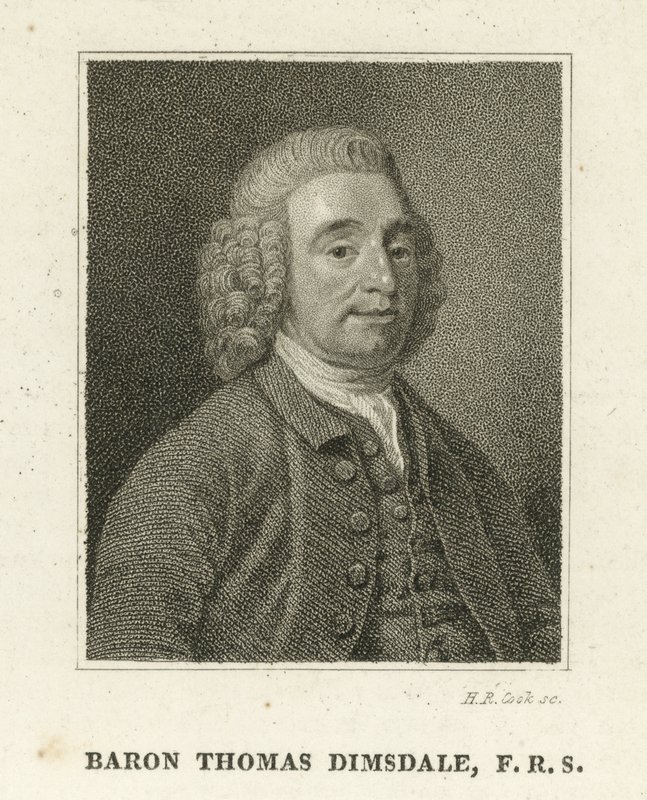 Baron Thomas Dimsdale (gravür) by English School