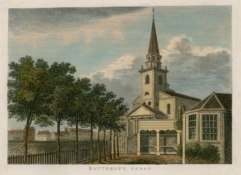 Battersea Kilisesi, Surrey by English School