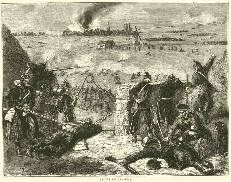 Bapaume Savaşı, Ocak 1871 by English School