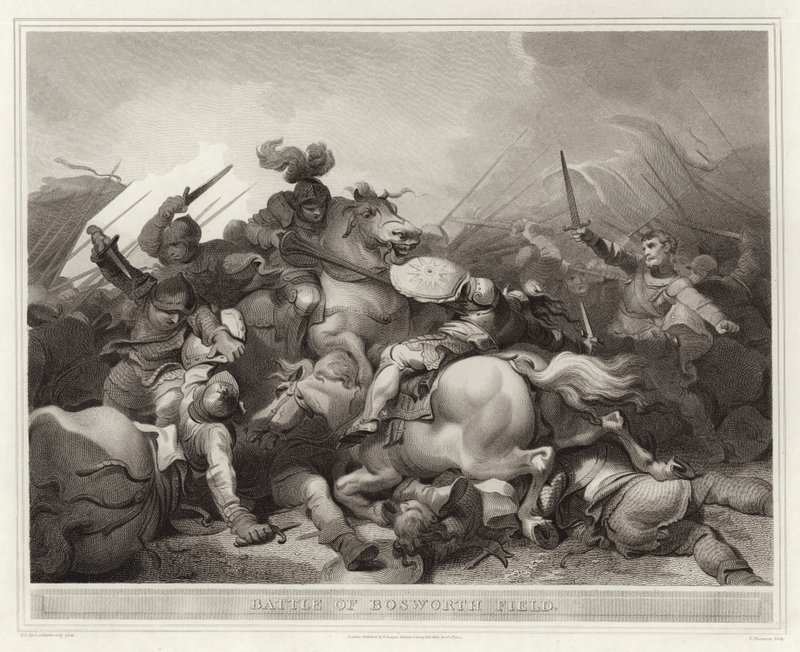 Bosworth Field Savaşı by English School