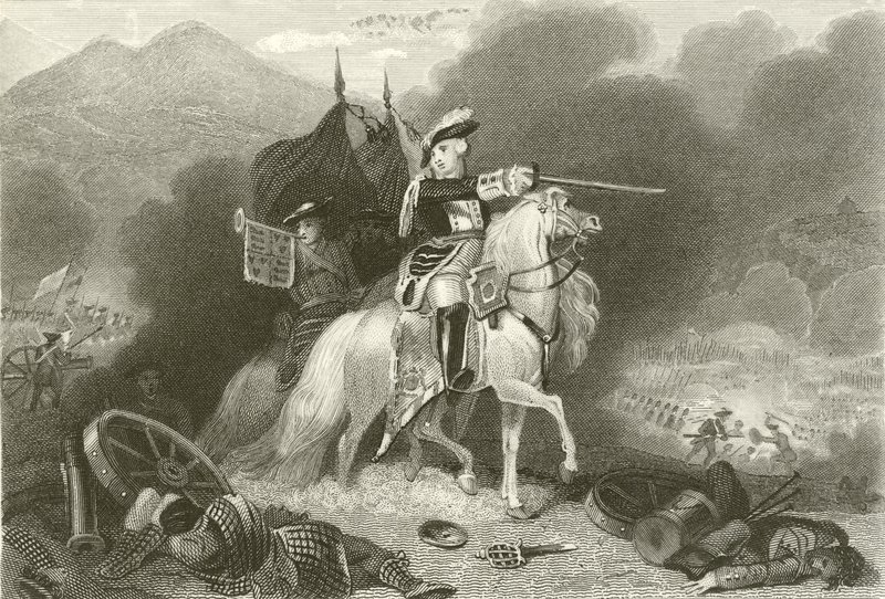 Culloden Savaşı by English School