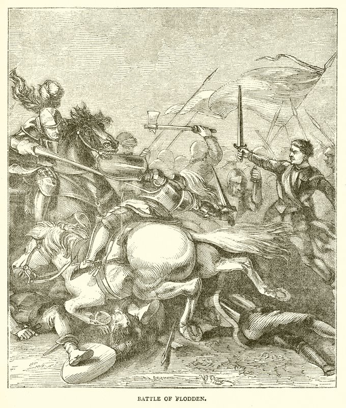 Flodden Savaşı by English School