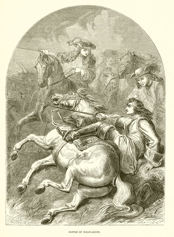 Malplaquet Savaşı by English School