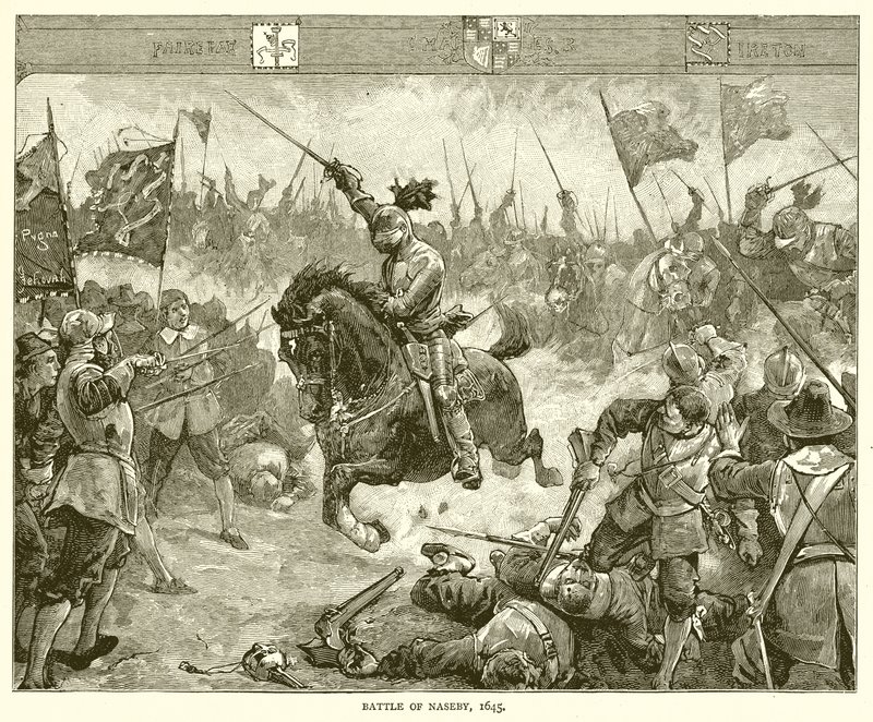 Naseby Savaşı, 1645 by English School