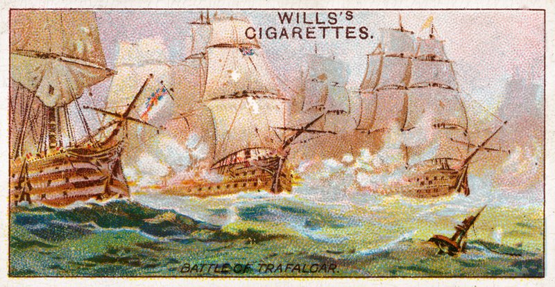 Trafalgar Savaşı by English School