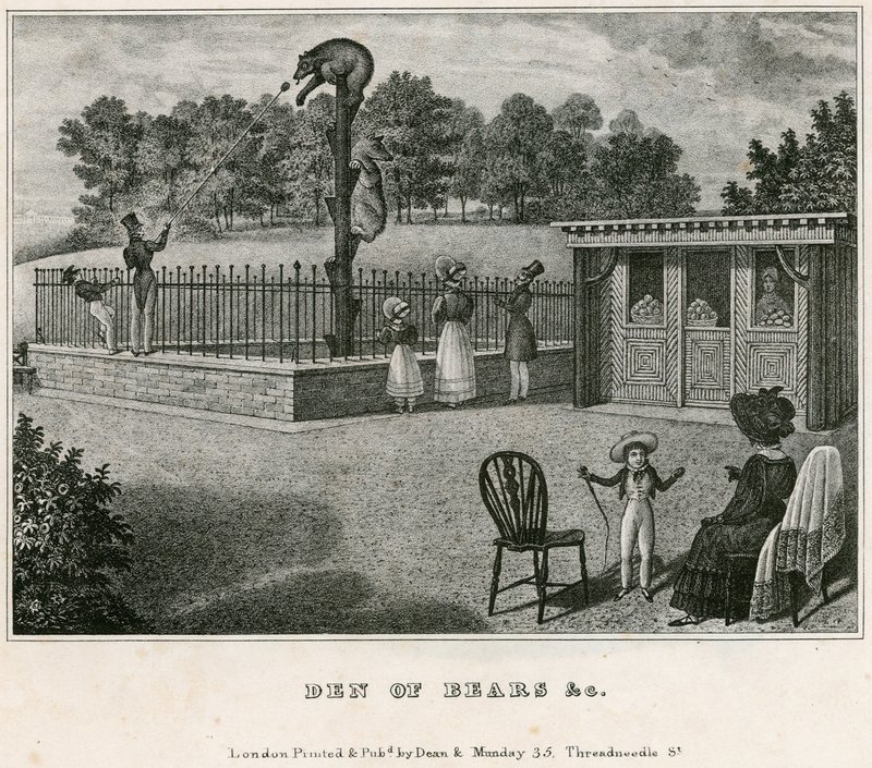 Bear Pit, Londra Hayvanat Bahçeleri, Regents Park by English School