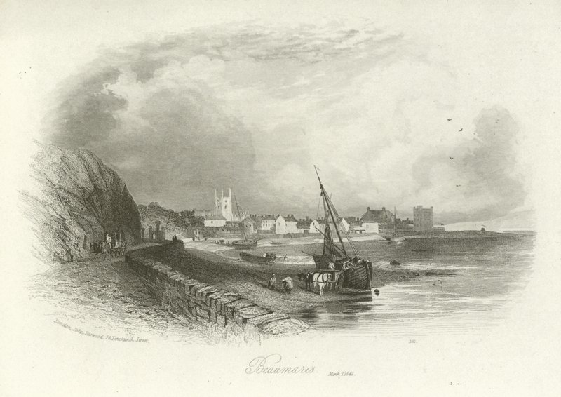 Beaumaris, Anglesey, Galler by English School