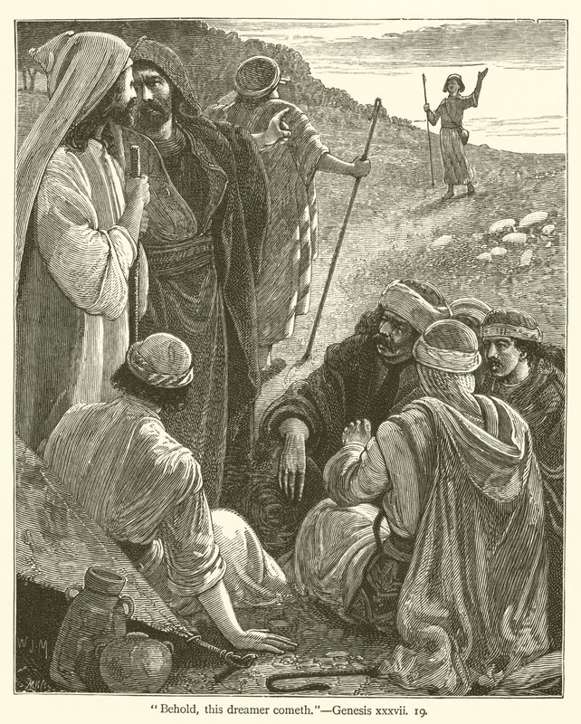 "Bakın, bu hayalperest geliyor", Genesis, xxxvii by English School