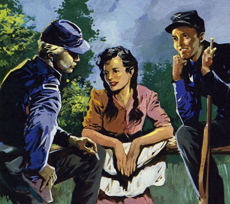 Belle Boyd, Amerikan İç Savaşı sırasında bir casustu. by English School