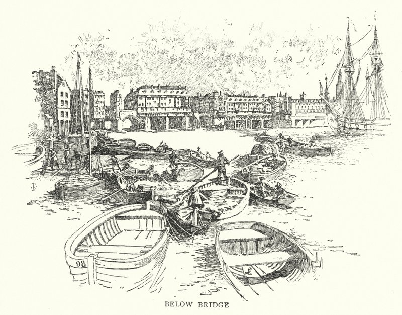 Köprünün Altında (gravür) by English School
