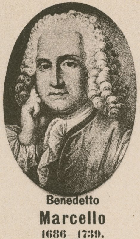 Benedetto Marcello (gravür) by English School