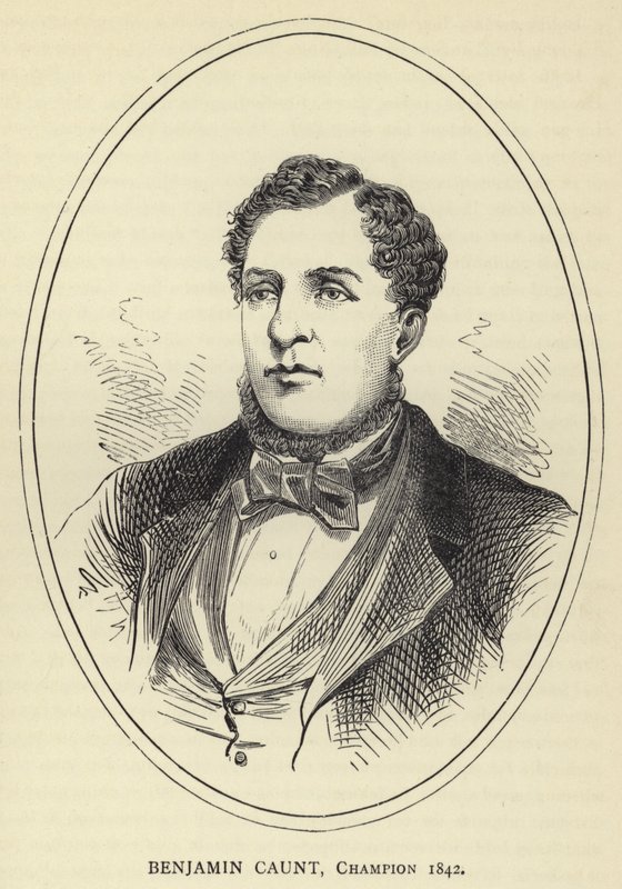 Benjamin Caunt, Şampiyon, 1842 by English School