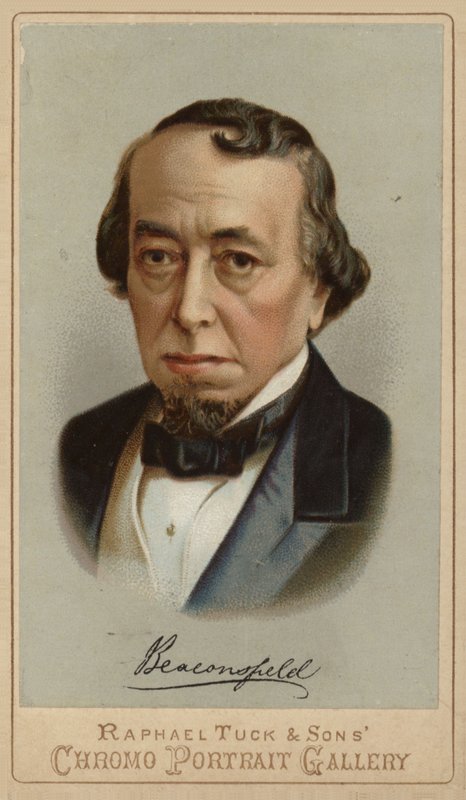 Benjamin disraeli by English School