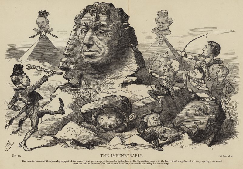 Geçilmez olarak Benjamin Disraeli by English School