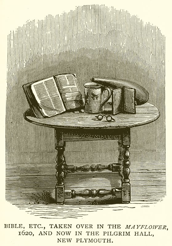 İncil, vb., Mayflower, 1620