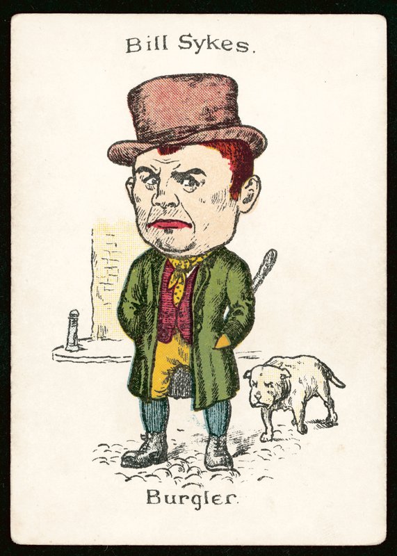 Bill Sykes, Burgler (renkli taş baskı) by English School