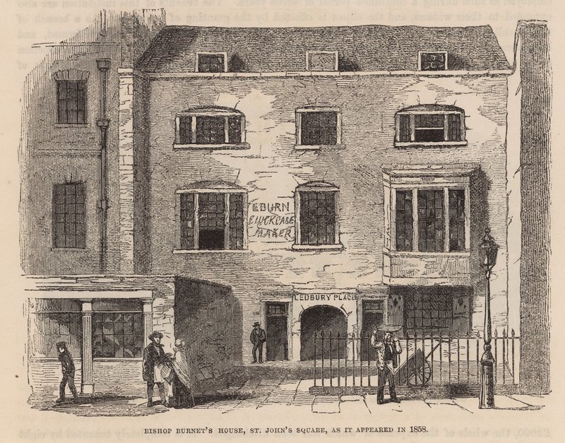 Piskopos Burneys Evi, St Johns Meydanı, Clerkenwell by English School