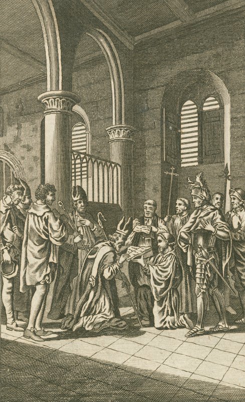 Piskoposlar ve Londra vatandaşları Fatih William