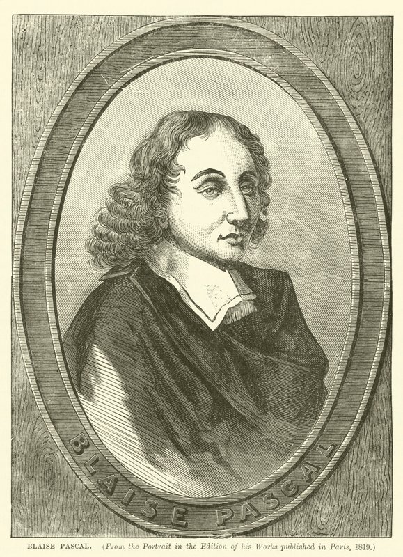 Blaise Pascal (gravür) by English School